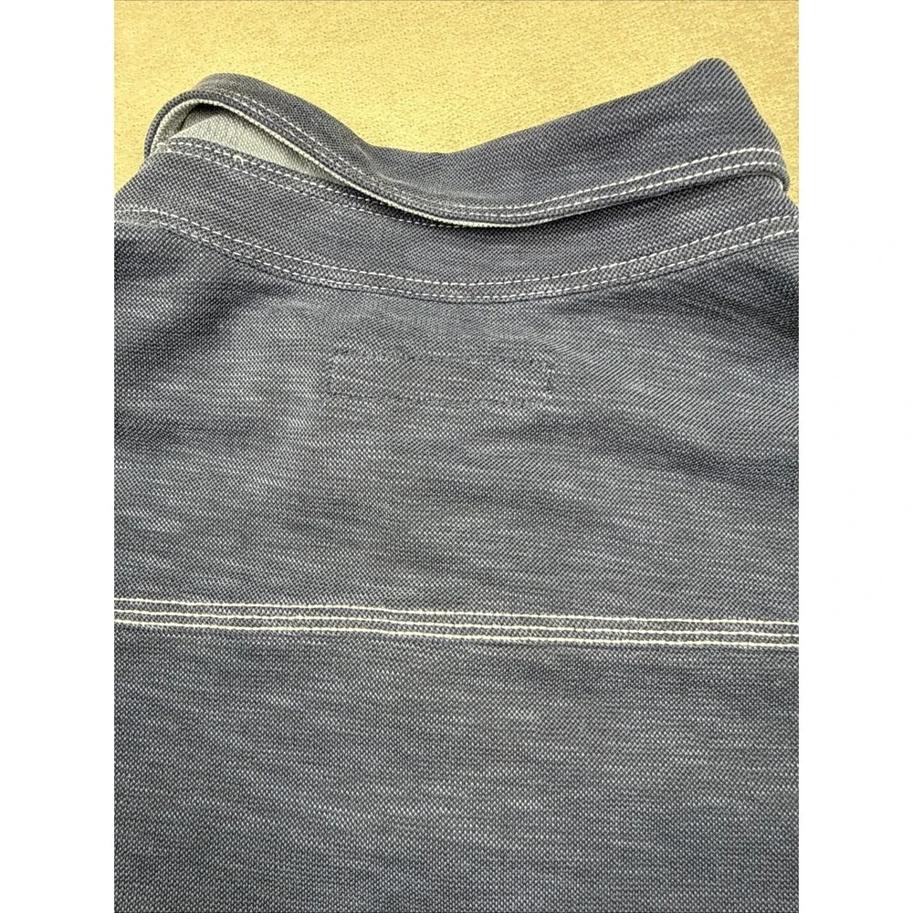 Tommy Bahama Polo Shirt Mens Med Heather Blue Performance Modal Blend - Picture 14 of 16